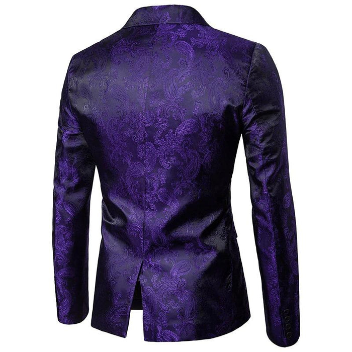 Men's Purple Hefner Blazer