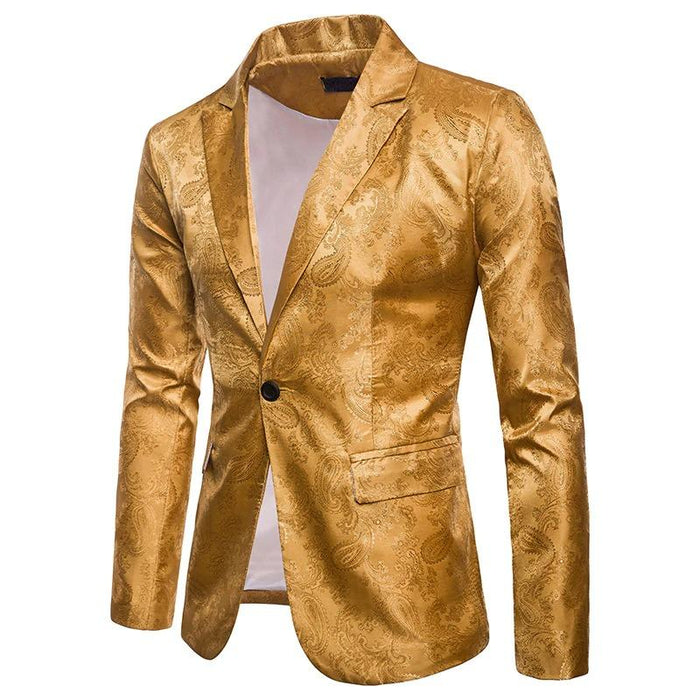 Men's Gold Hefner Blazer