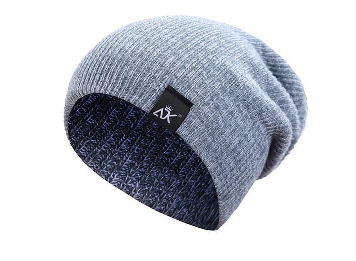 Light Blue Slope Beanie