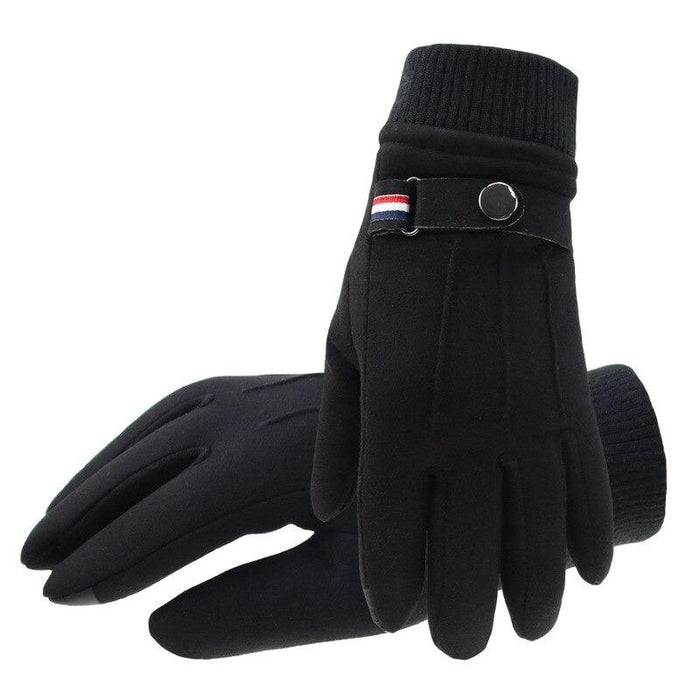 Black Winter Work Gloves