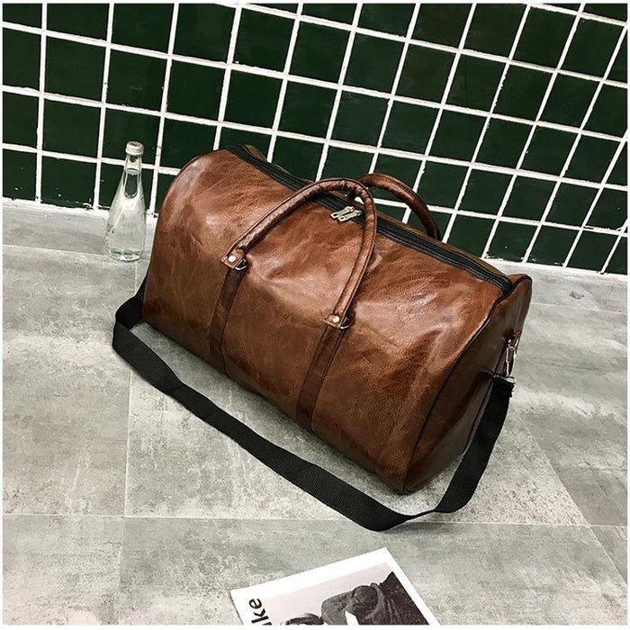 Men's Brown Leather Money Bag