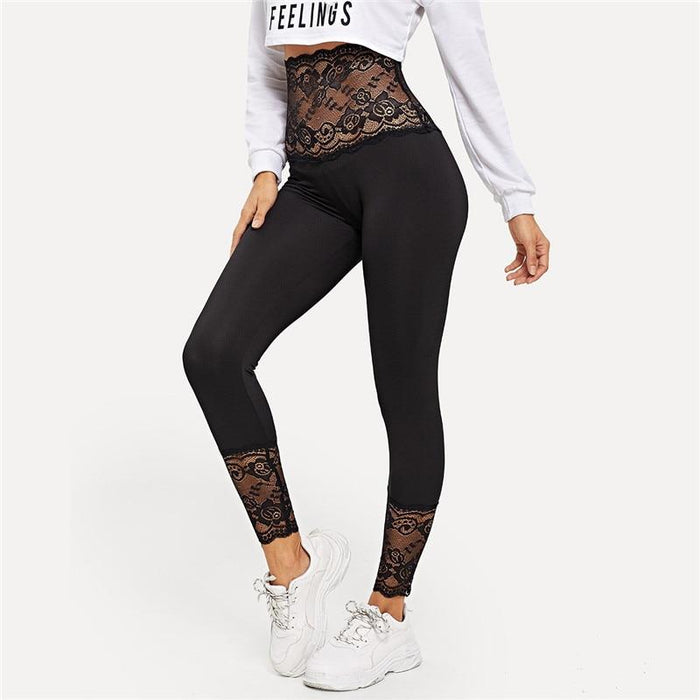 Kailey Sheer High Waist Leggings