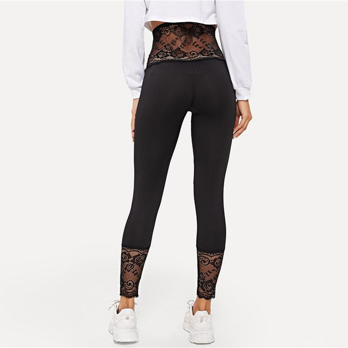 Kailey Sheer High Waist Leggings