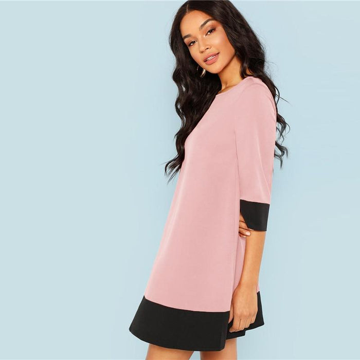 Natalia Mini Dress - Blush