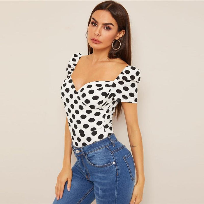 Brooke Polka Dot Bodysuit