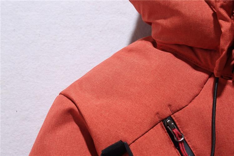 Orange Men's Winter Jacket