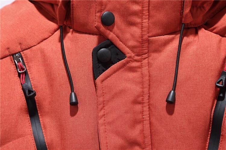 Orange Men's Winter Jacket