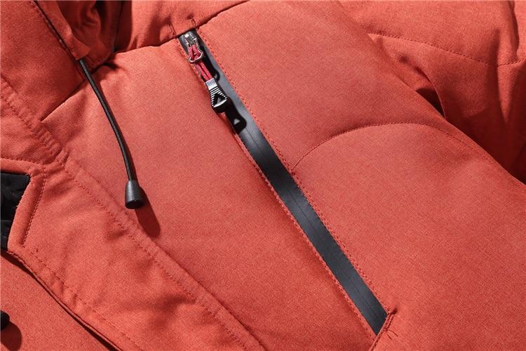 Orange Men's Winter Jacket