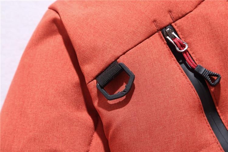 Orange Men's Winter Jacket