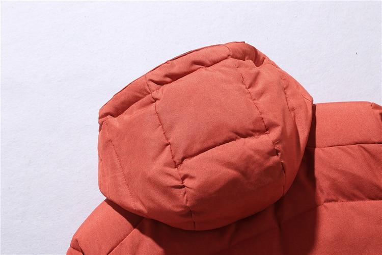 Orange Men's Winter Jacket