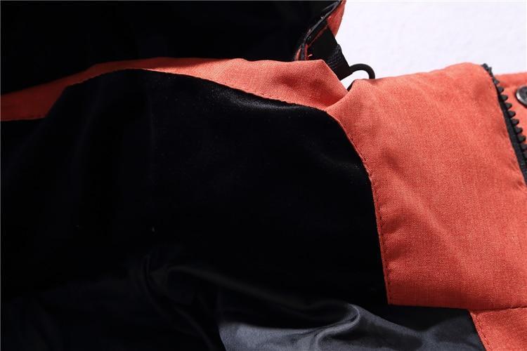 Orange Men's Winter Jacket