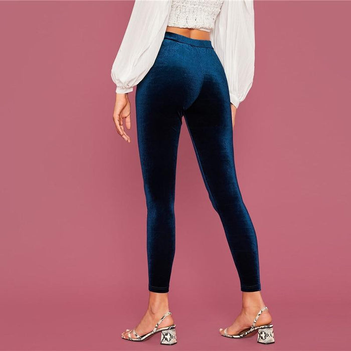 Chana Navy Leggings