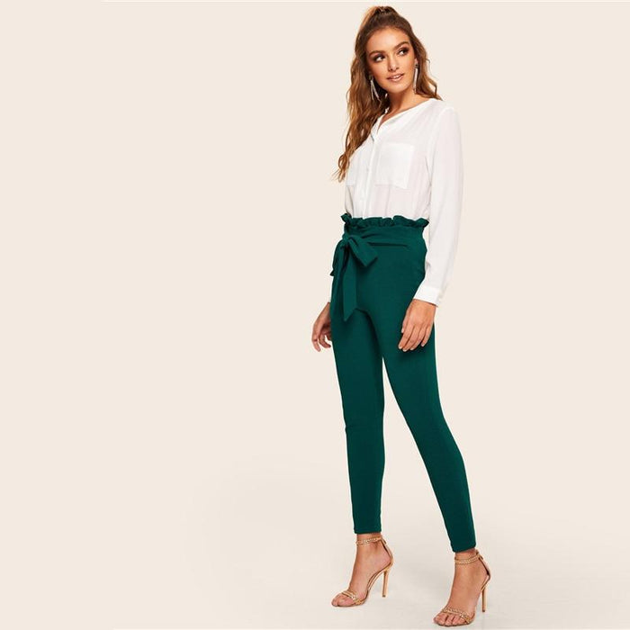 Cataleya Skinny Pants - Green