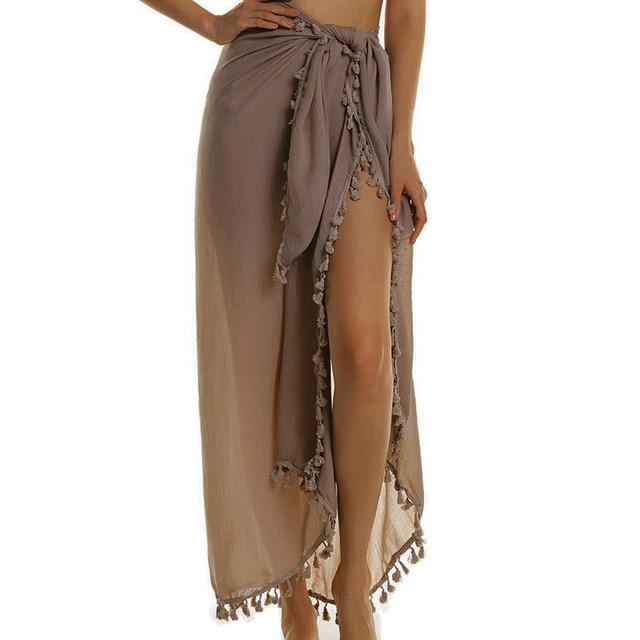 Giana Long Cover-Up - Khaki