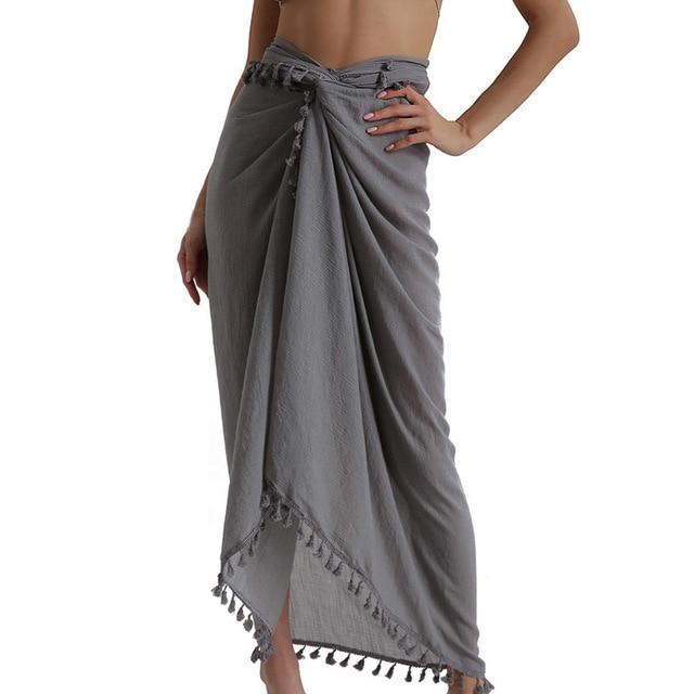 Giana Long Cover-Up - Gray