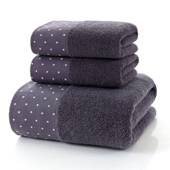 Dark Grey Premium Cotton Towel Set