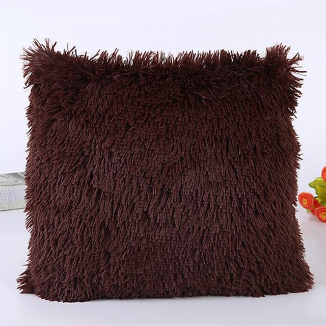 Furry Pillow Cover