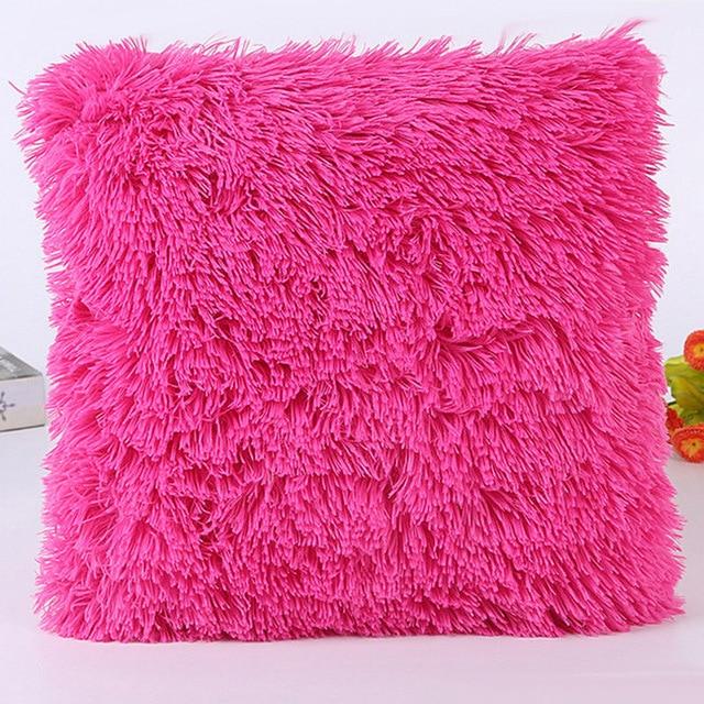 Furry Pillow Cover