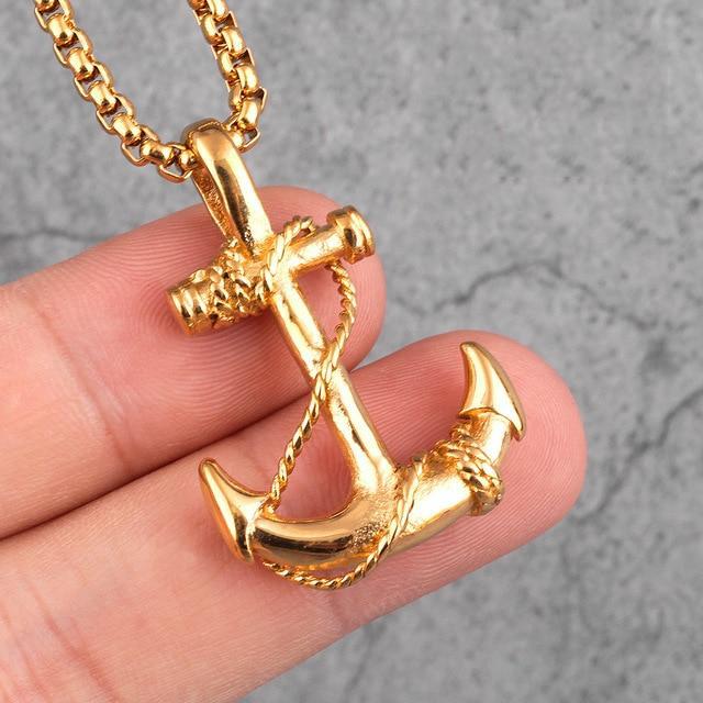 Anchors Away Necklace - Gold