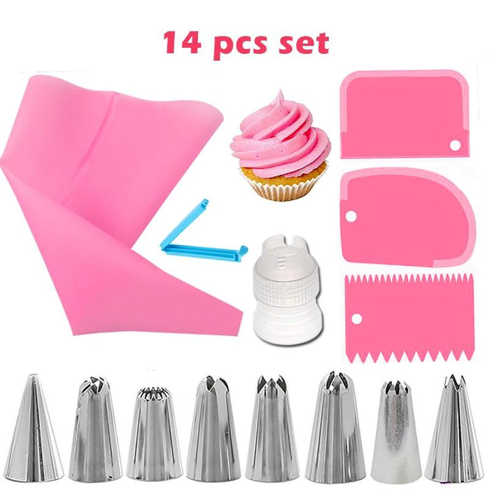 14 Piece Pastry Nozzle Set