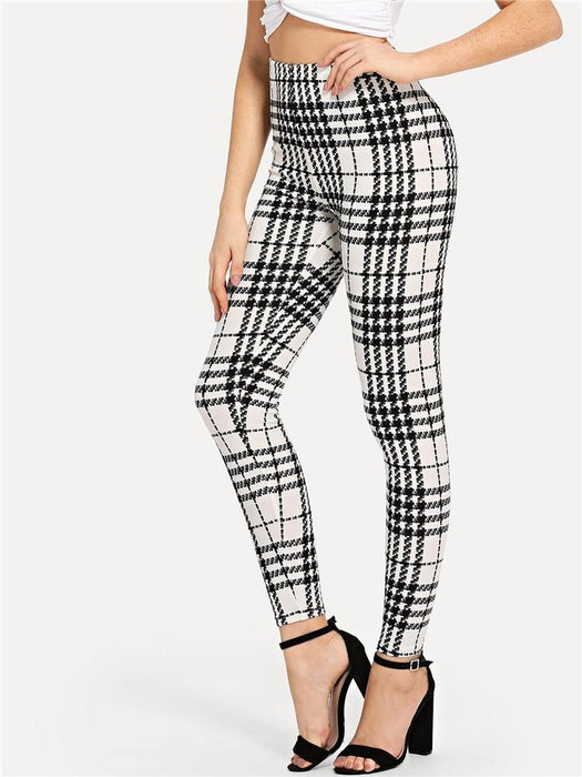 Teresa Office Plaid Leggings