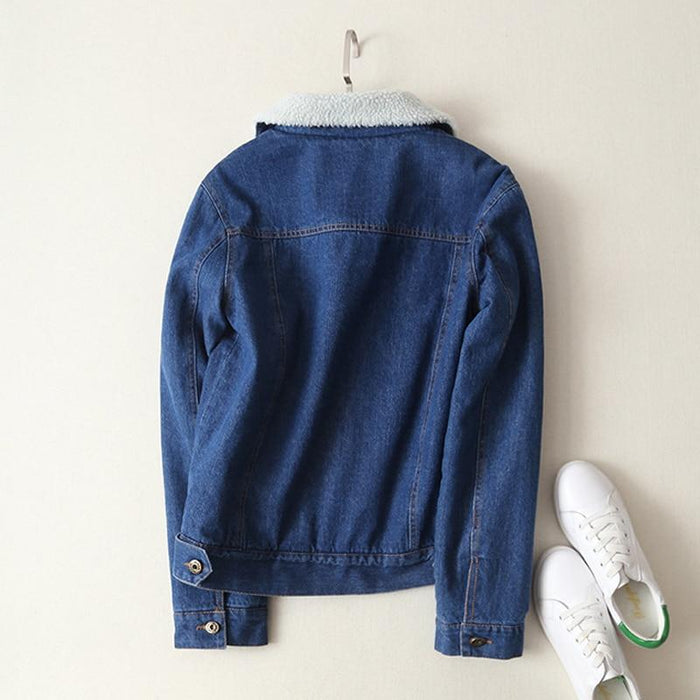 Alma Fleece-Lined Denim Jacket