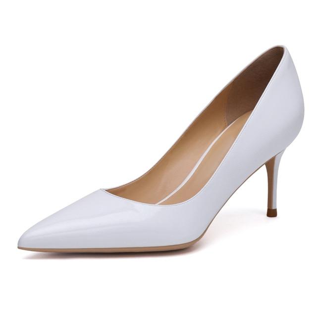 Kamani Heels - White