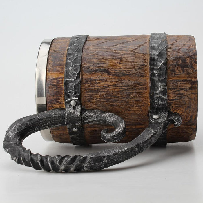 Wooden Barrel Mug