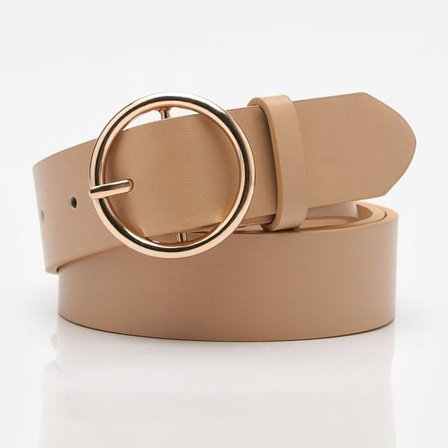 Vasi Belt Gold - Beige