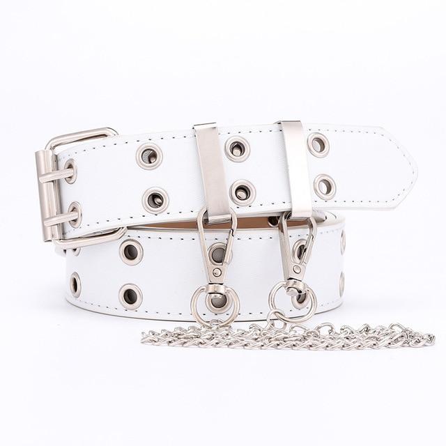 Dominica Belt - White