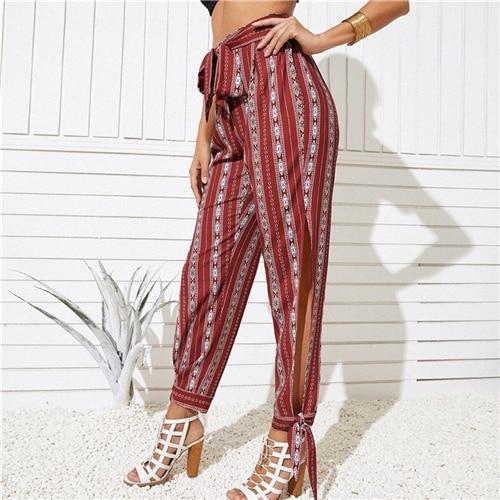 Boho Long Pencil Pants