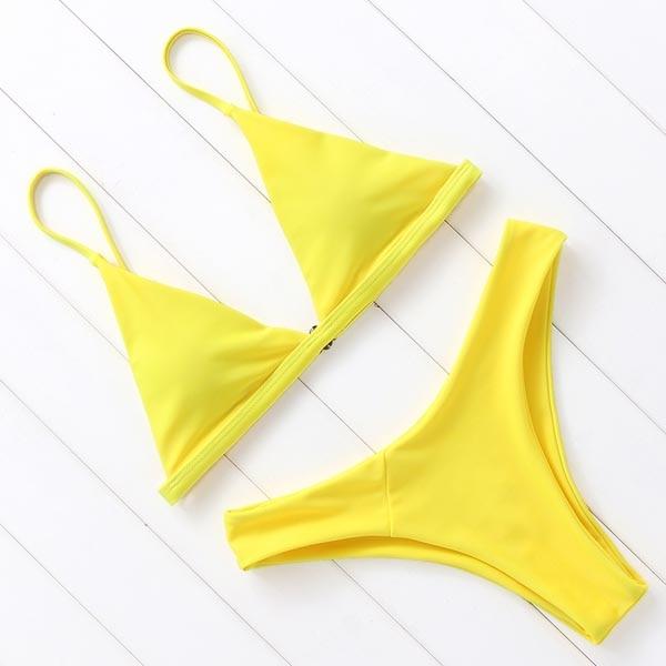 Amina Bikini Set - Yellow