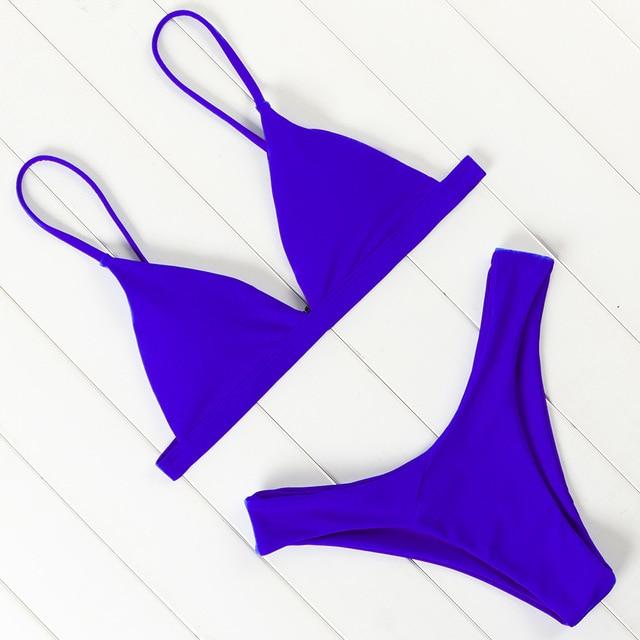 Amina Bikini Set - Blue