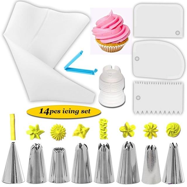 14 Piece Pastry Nozzle Set