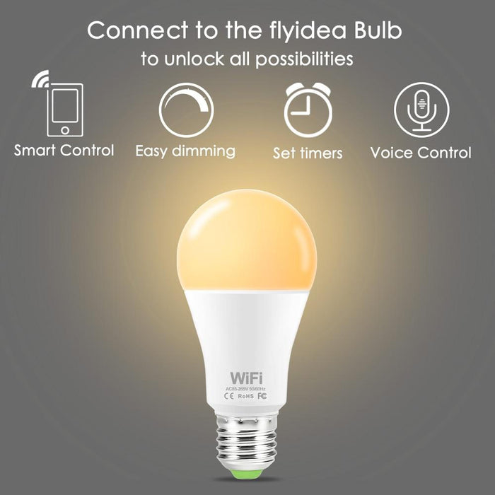 Mobile Compatible Smart LED Bulb (Compatible with iOs, Androd, Alexa, and Google Voice)