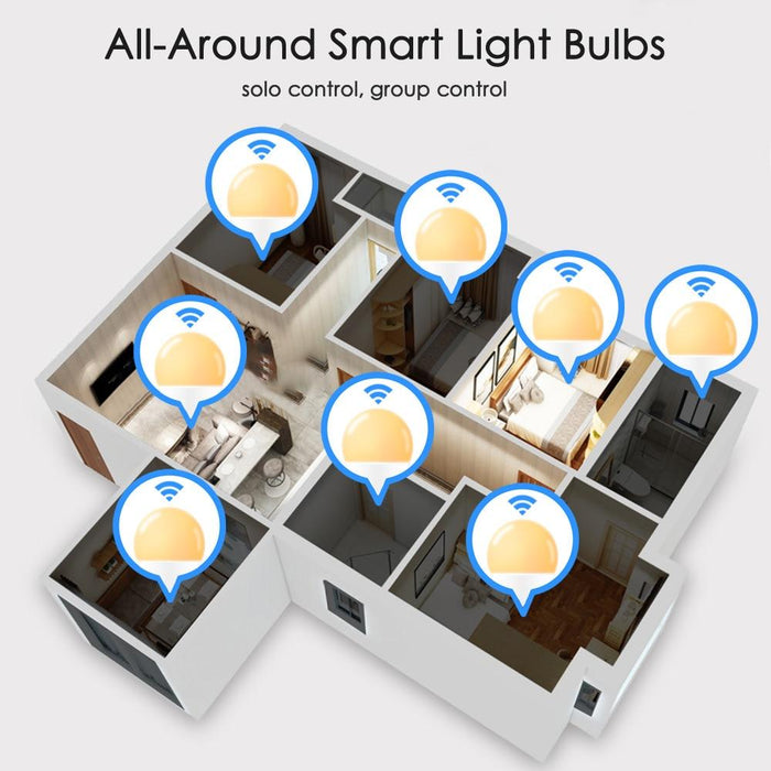 Mobile Compatible Smart LED Bulb (Compatible with iOs, Androd, Alexa, and Google Voice)