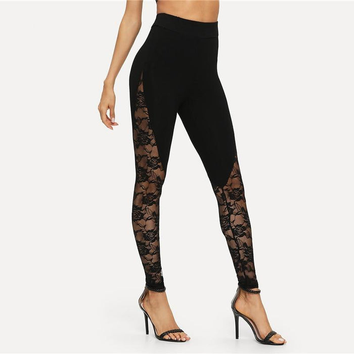 Tinsley Floral Sheer Leggings