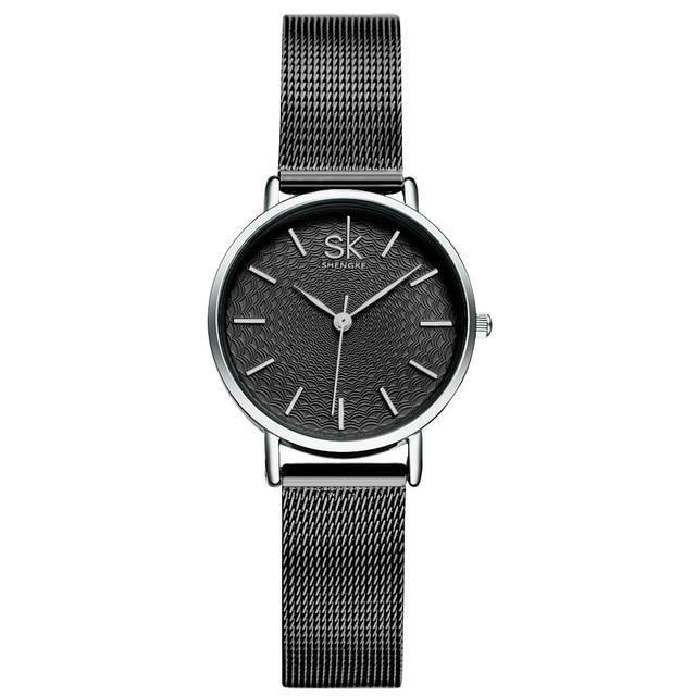 Selena Kaye Watch - Silver Black