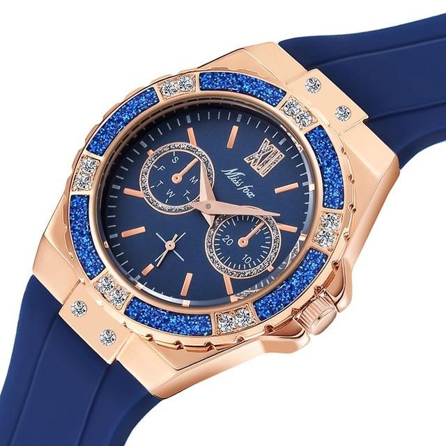 Monique Chronograph - Gold Blue