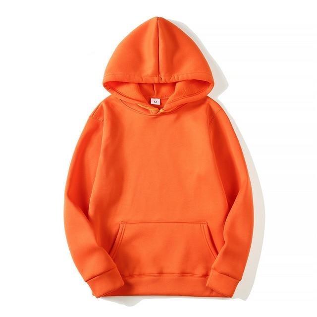 Orange Canvas Hoodie