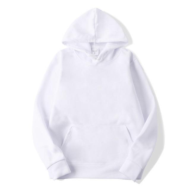 White Canvas Hoodie