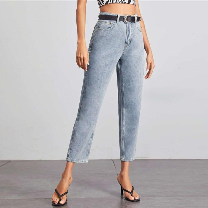 Charli Boyfriend Jeans - Gray