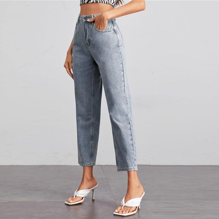 Charli Boyfriend Jeans - Gray