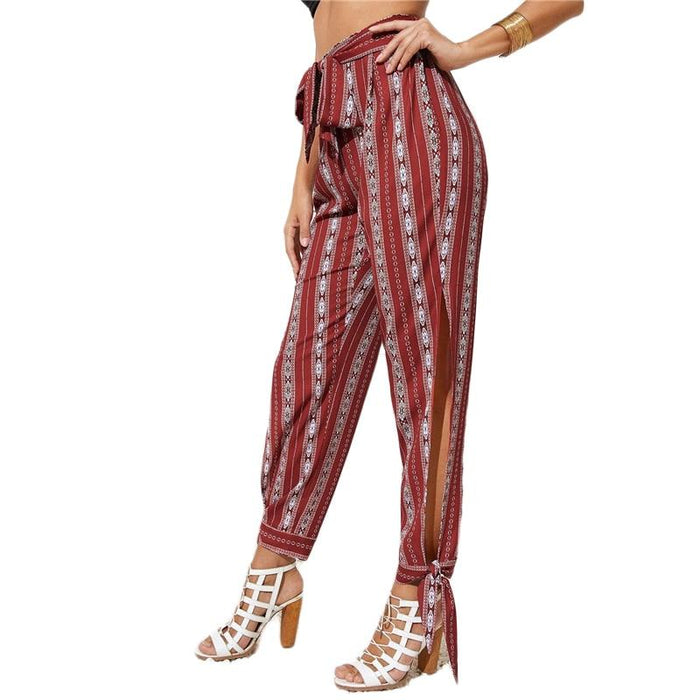 Boho Long Pencil Pants