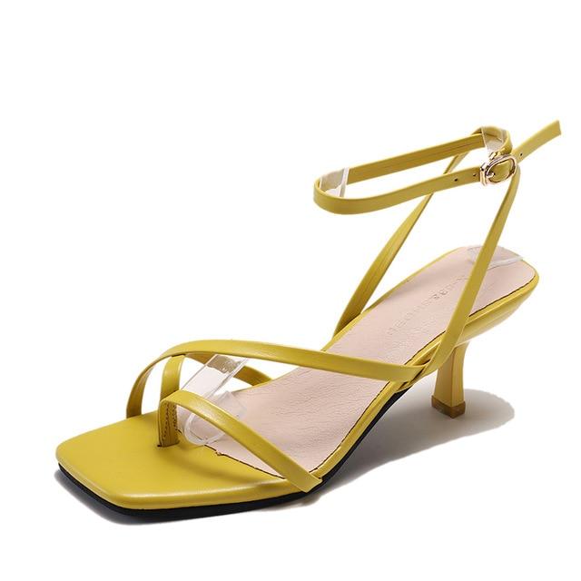 Valerie Heels Low - Yellow