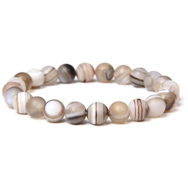 Erosion Bracelet-striped agate