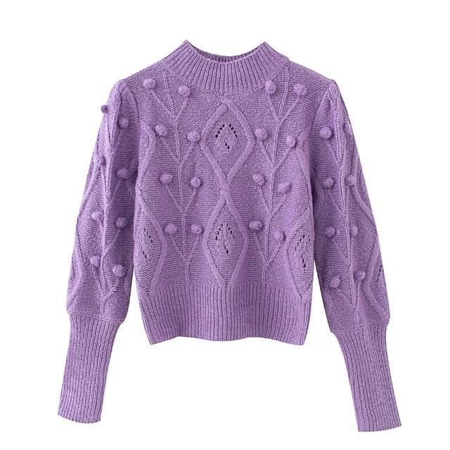 Ami Pullover - Purple