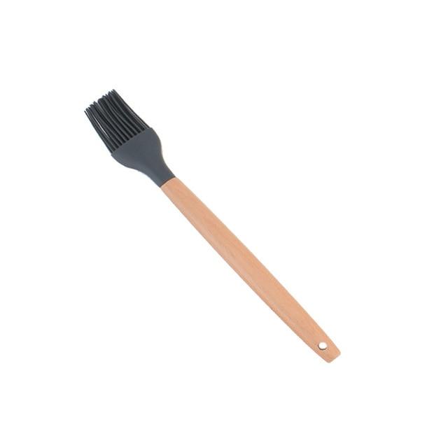 Wood and Silicone Cooking Utensils