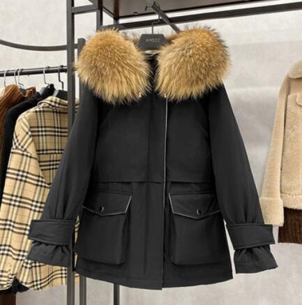 Fur Hooded Winter Jacket