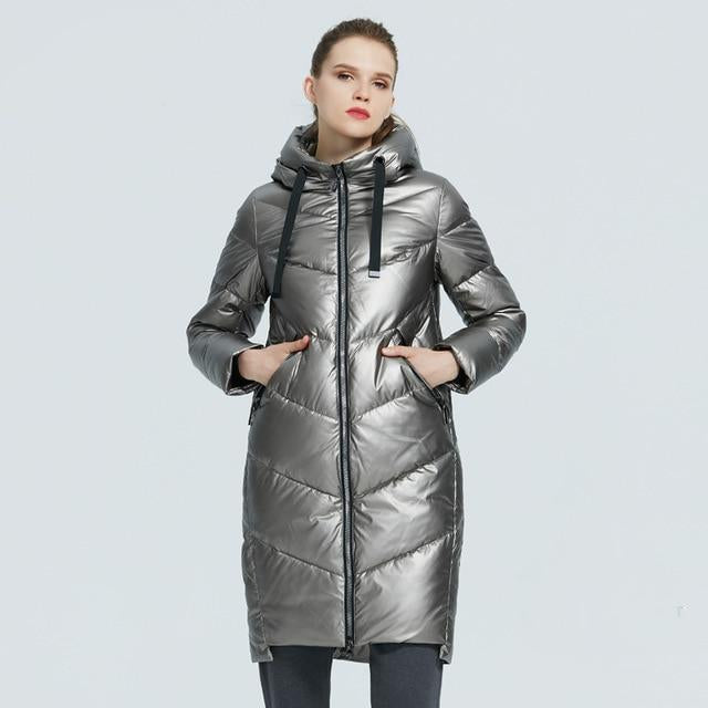 Svelte Winter Parka - Metallic Silver